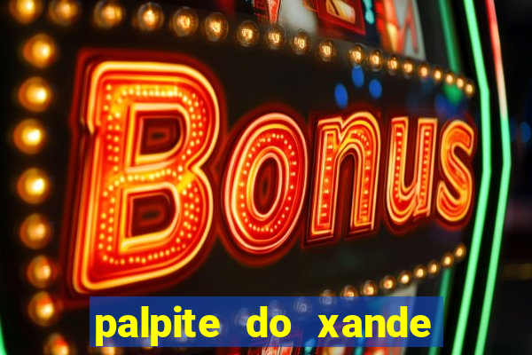 palpite do xande de hoje